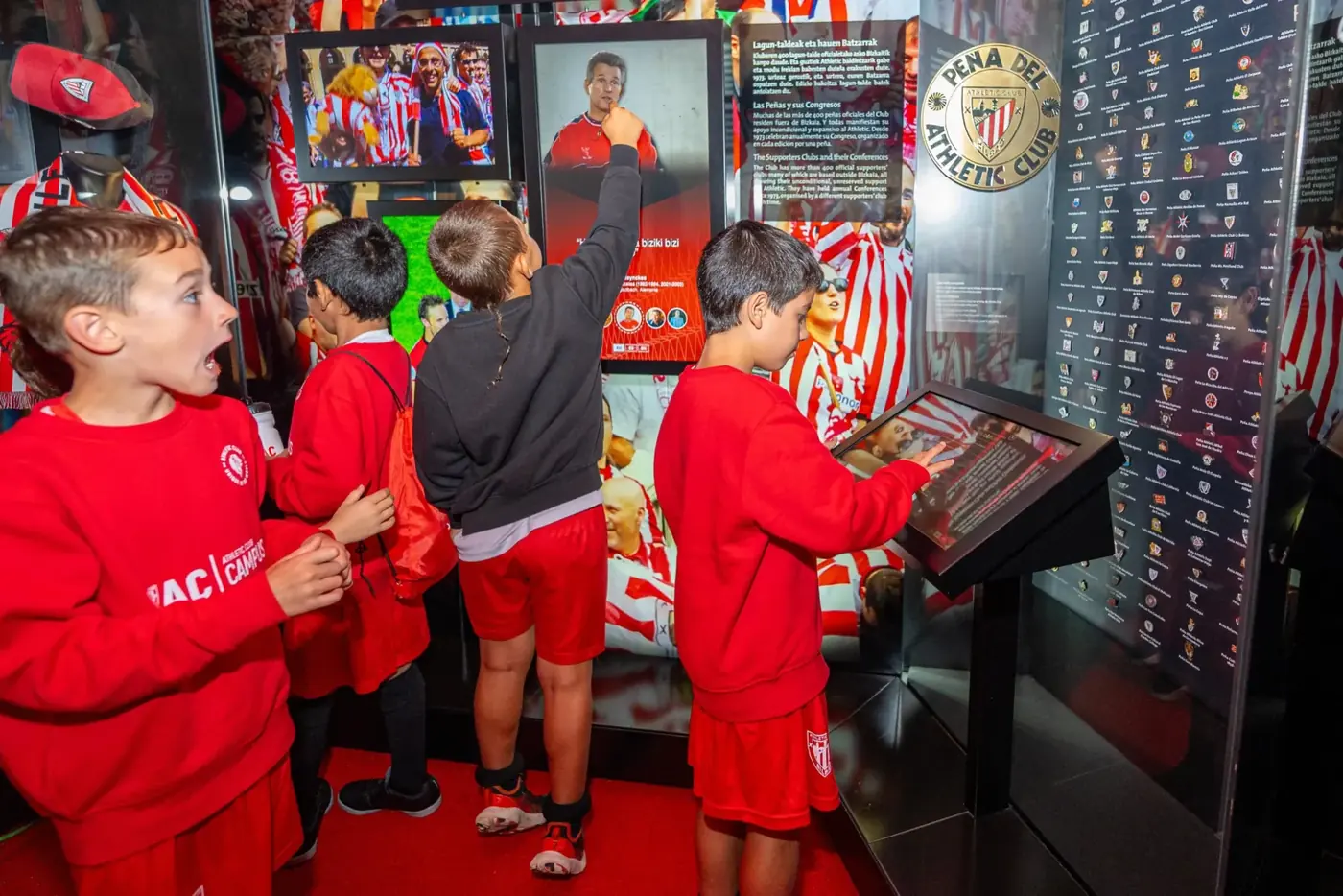 Visita al museo del Athletic Club